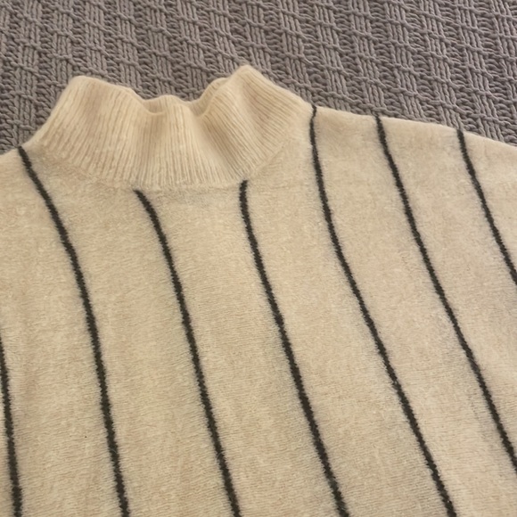 Turtle Neck Striped Sweater - Picture 2 of 4
